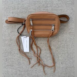 Rebecca Minkoff 3 Zip Leather Belt Bag